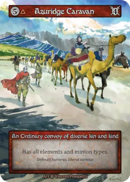 Azuridge Caravan — illustrated by Vincent Pompetti