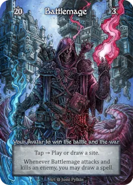 Battlemage — illustrated by Jussi Pylkäs