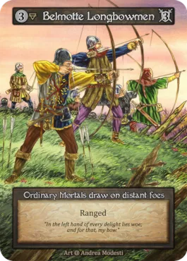 Belmotte Longbowmen — illustrated by Andrea Modesti