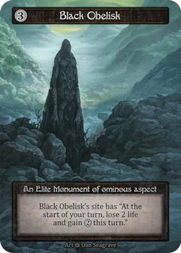 Black Obelisk — illustrated by Dan Seagrave