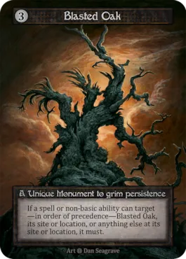 Blasted Oak — illustrated by Dan Seagrave