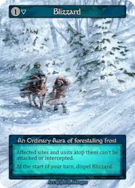 Blizzard — illustrated by Jeff A. Menges