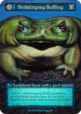 Brobdingnag Bullfrog — illustrated by Michal Nagypál