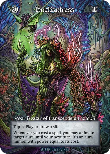 Enchantress — Your Avatar of transcendent triumph — illustrated by Jussi Pylkäs