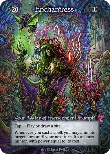 Enchantress — Your Avatar of transcendent triumph — illustrated by Jussi Pylkäs