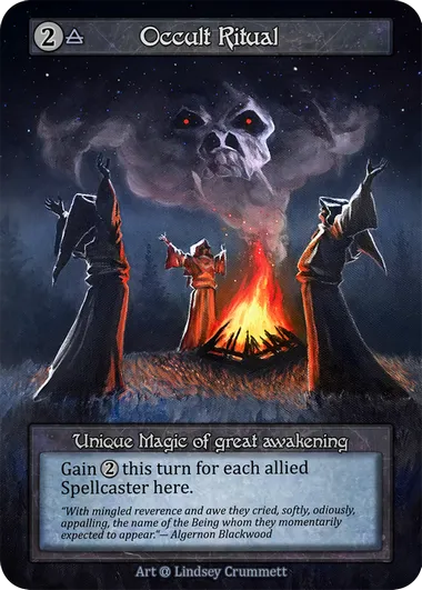 Occult Ritual — Unique Magic of great awakening — illustrated by Lindsey Crummett