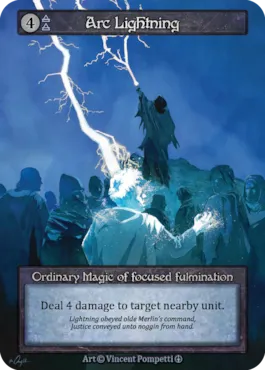 Arc Lightning — illustrated by Vincent Pompetti