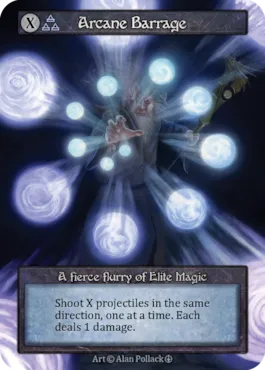 Arcane Barrage — illustrated by Alan Pollack