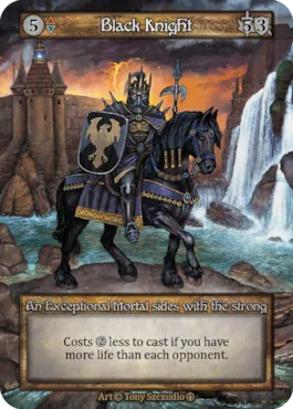 Black Knight — illustrated by Tony Szczudlo