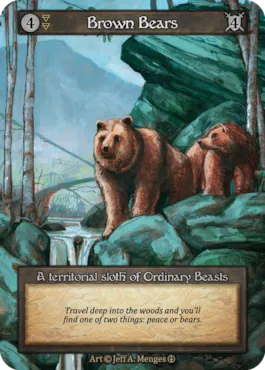 Brown Bears — illustrated by Jeff A. Menges