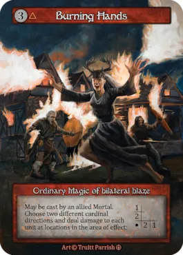 Burning Hands — illustrated by Truitt Parrish