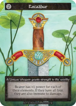 Excalibur — illustrated by Melissa A. Benson