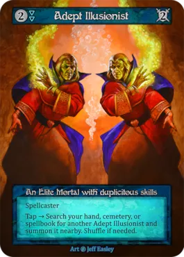Adept Illusionist — illustrated by Jeff Easley