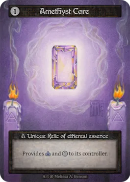 Amethyst Core — illustrated by Melissa A. Benson