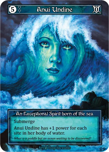 Anui Undine — An Exceptional Spirit born of the sea — illustrated by Tony Szczudlo