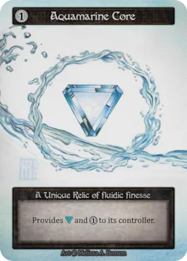 Aquamarine Core — illustrated by Melissa A. Benson