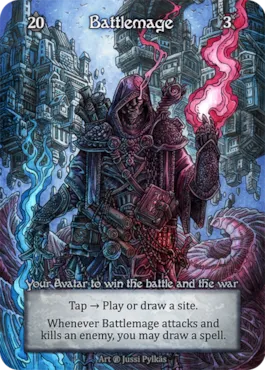 Battlemage — illustrated by Jussi Pylkäs