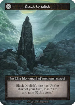 Black Obelisk — illustrated by Dan Seagrave