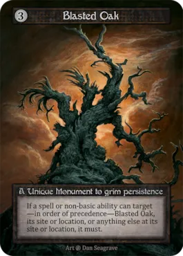 Blasted Oak — illustrated by Dan Seagrave