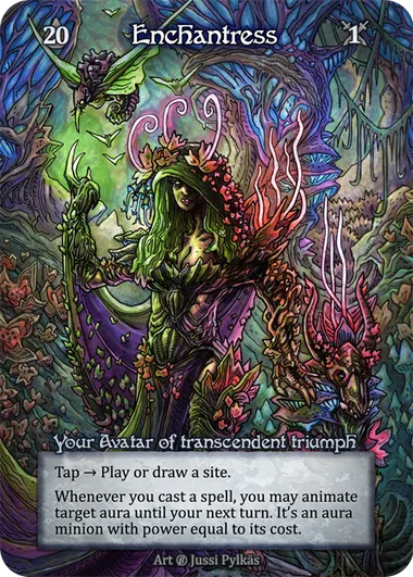 Enchantress — Your Avatar of transcendent triumph — illustrated by Jussi Pylkäs