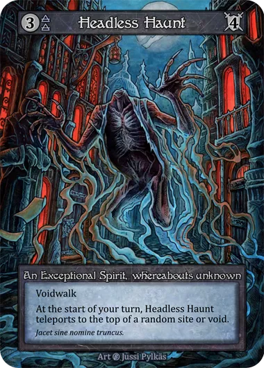 Headless Haunt — An Exceptional Spirit, whereabouts unknown — illustrated by Jussi Pylkäs