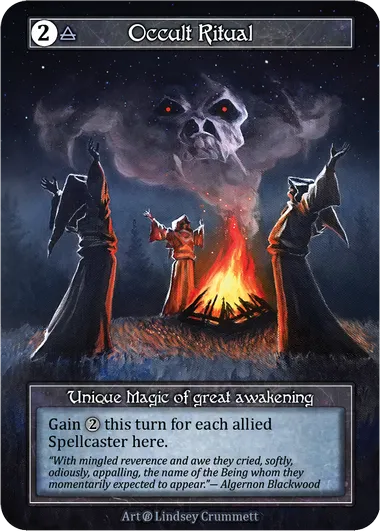 Occult Ritual — Unique Magic of great awakening — illustrated by Lindsey Crummett