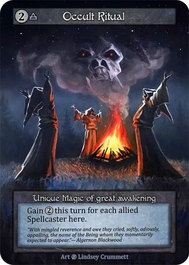 Occult Ritual — Unique Magic of great awakening — illustrated by Lindsey Crummett