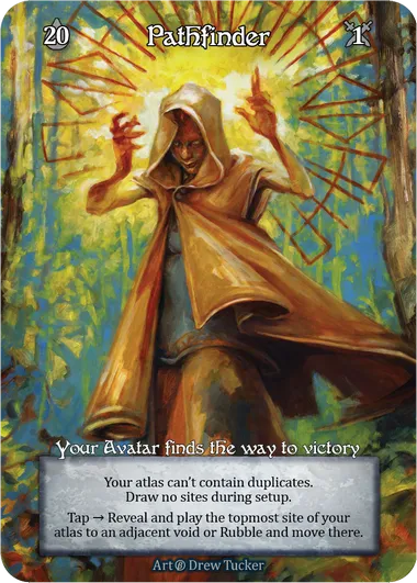 Pathfinder — Your Avatar finds the way to victory — illustrated by Drew Tucker