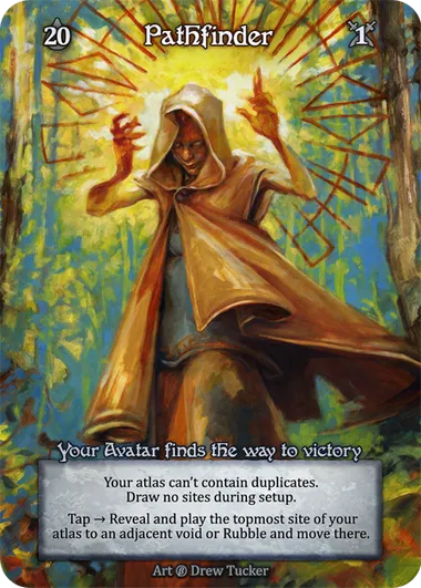 Pathfinder — Your Avatar finds the way to victory — illustrated by Drew Tucker