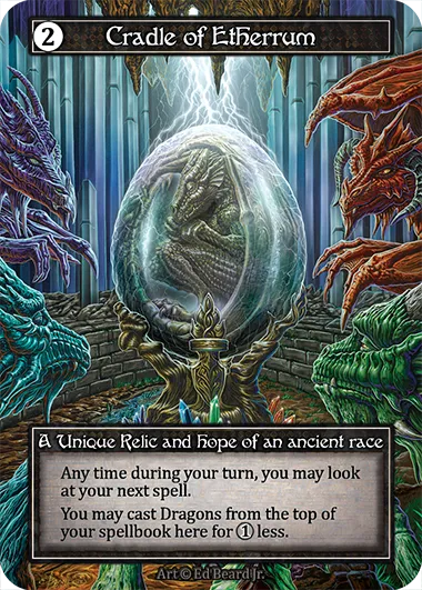 Cradle of Etherrum — A Unique Relic and hope of an ancient race — illustrated by Ed Beard Jr.