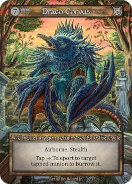 Draco Corvus — illustrated by Ed Beard Jr.