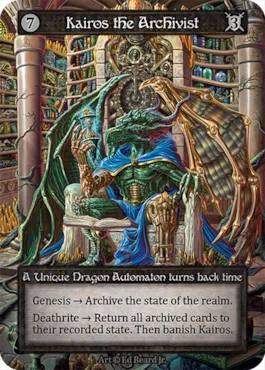 Kairos the Archivist — illustrated by Ed Beard Jr.