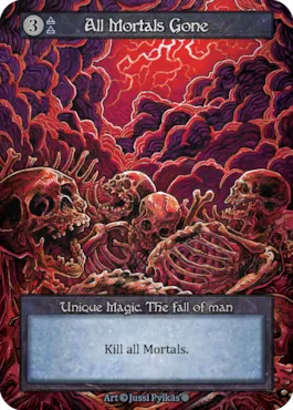All Mortals Gone — illustrated by Jussi Pylkäs