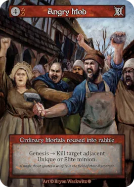 Angry Mob — illustrated by Bryon Wackwitz