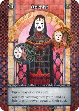 Animist — illustrated by Margaret Organ-Kean