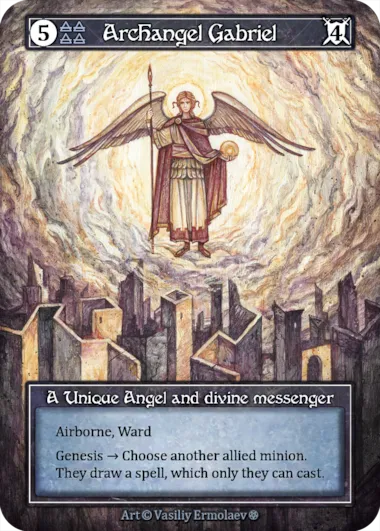 Archangel Gabriel — A Unique Angel and divine messenger — illustrated by Vasiliy Ermolaev