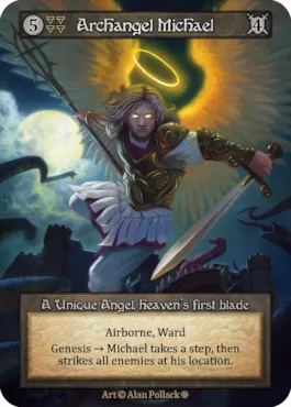 Archangel Michael — illustrated by Alan Pollack