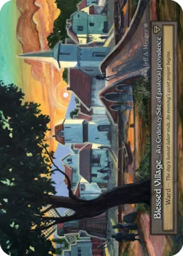 Blessed Village — illustrated by Jeff A. Menges
