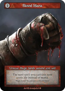 Blood Mana — illustrated by AronjaArt