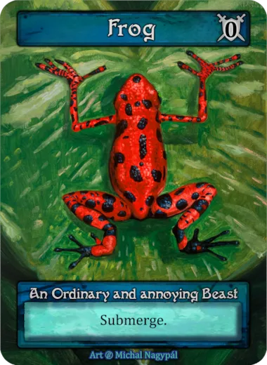 poison dart frog mtg card Poison Dart Frog – MTGCards.shop main image 0