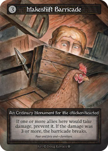 Makeshift Barricade | Corefield - Search engine for Sorcery