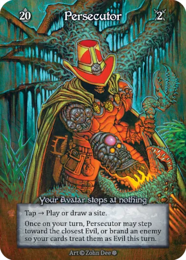 Persecutor — Your Avatar stops at nothing — illustrated by Zohn Dee