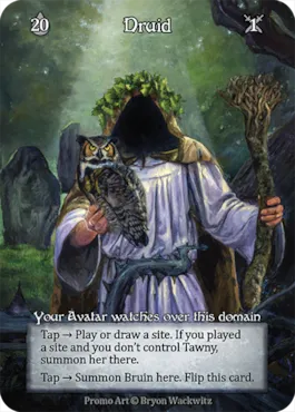 Druid — illustrated by Bryon Wackwitz