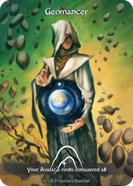 Geomancer — illustrated by Francesca Baerald